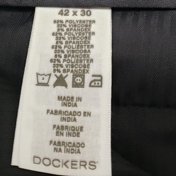 Men's Dress Pants Dockers Premium Classic Fit 42x30 NWT - Picture 7 of 9